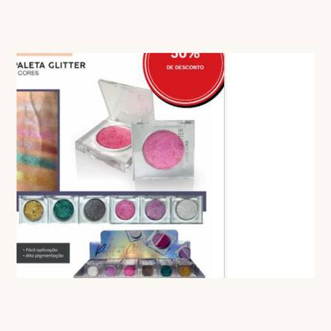 Paleta Glitter 6 Cores